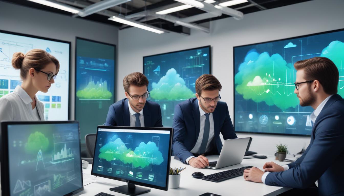 „Cloud Computing: Effiziente Workflow-Optimierung für Unternehmen durch digitale Transformation.“