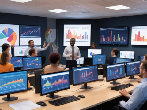 Digitale Werkzeuge optimieren Prozesse, steigern Effizienz und fördern datengestützte Entscheidungen in Unternehmen. Was könnte eine Organisation mithilfe von Digitalisierung tun, um mehr Effizienz zu erreichen?