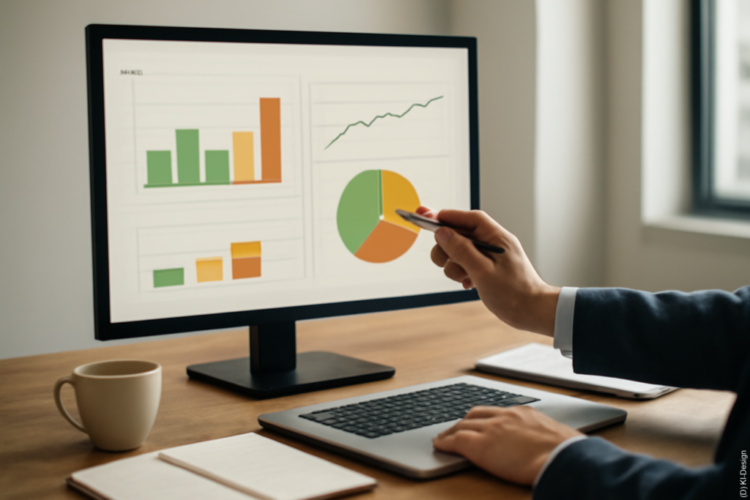 Effektive KPI-Dashboards: Die Schlüssel zu besseren Entscheidungen durch gezielte Kennzahlen und klare Visualisierungen.