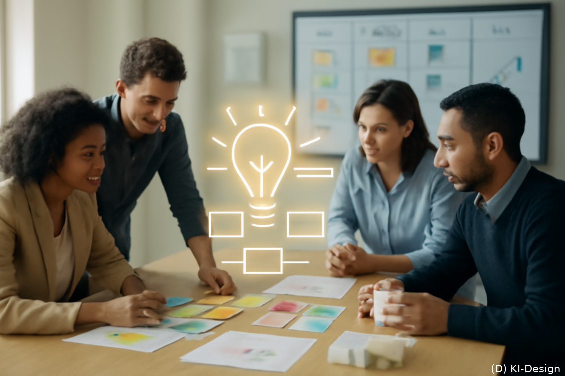 Innovationsmanagement: Eine starke Unternehmenskultur und strukturierte Prozesse sichern Wettbewerbsfähigkeit und fördern kreative Ideen.